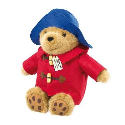 Jucarie din plus Ursuletul Paddington cu haina rosie, 24 cm