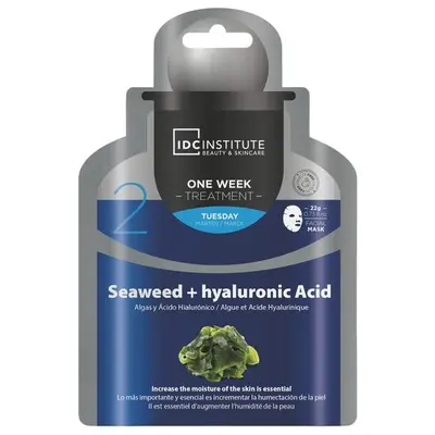 Masca faciala cu Alge marine + Acid Hyaluronic, IDC Institute, 30901, 22 gr