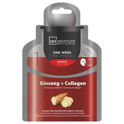 Masca faciala cu Ginseng+Collagen, IDC Institute, 30900, 22gr