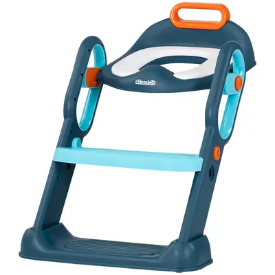 Reductor toaleta cu scara chipolino flippy blue hubstpfl0252bl
