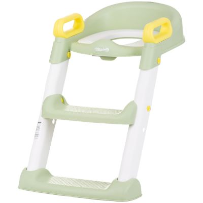 Reductor toaleta cu scara chipolino skippy green hubstpsk0242gr