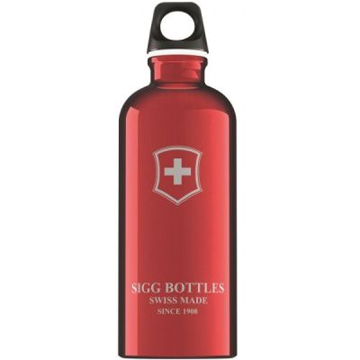 SIGG Bidon din aluminiu SWISS EMBLEM RED  0.6l