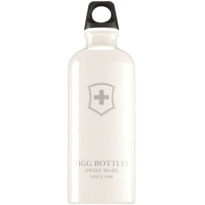 SIGG Bidon din aluminiu SWISS EMBLEM WHITE  0.6l