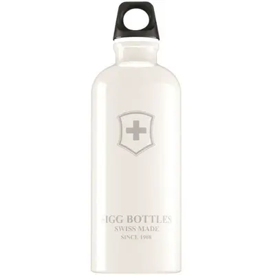 SIGG Bidon din aluminiu SWISS EMBLEM WHITE  0.6l