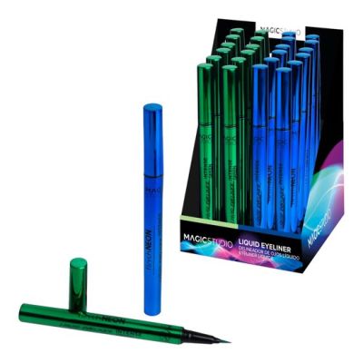Set 24 bucati Eyeliner lichid Flash Neon, Magic Studio, 68027