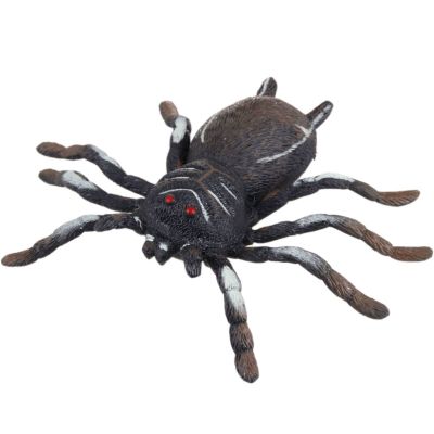 Paianjen gri super elastic din silicon, 12 cm