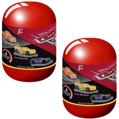Mini-figurina surpriza in capsula, Cars, set 2 buc.