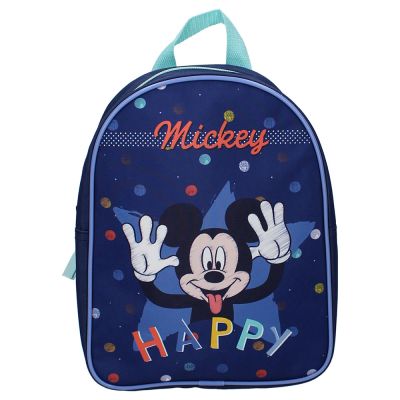 Rucsac Mickey Mouse Happiness Blue, Vadobag, 28x22x10 cm