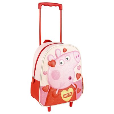 Troler Cerda Peppa Pig 3D Glitter, 25x31x10 cm