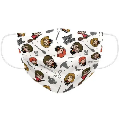 Masca faciala reutilizabila pentru copii, 5 - 10 ani, Harry Potter