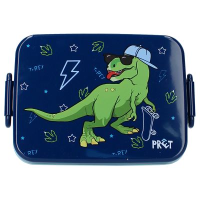 Cutie pentru alimente PrÃªt Dino Navy, 16x13x6 cm