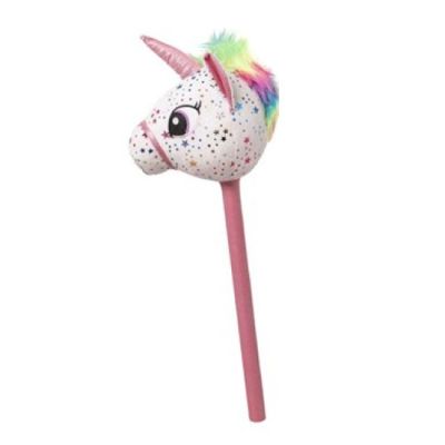 Bat de calarit cu sunete, Unicorn alb, 75 cm