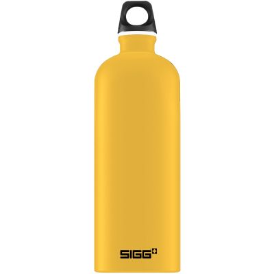 Bidon din aluminiu Traveller Mustard Touch, 1l