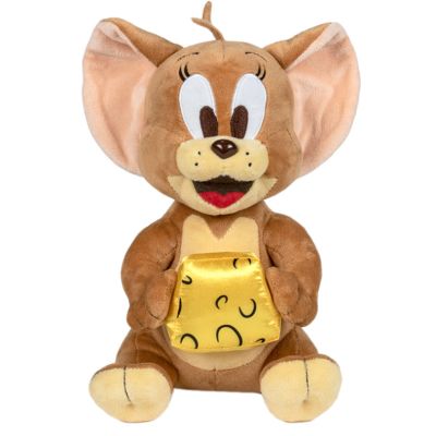 Jucarie din plus Jerry cu cascaval, Tom & Jerry, 26 cm