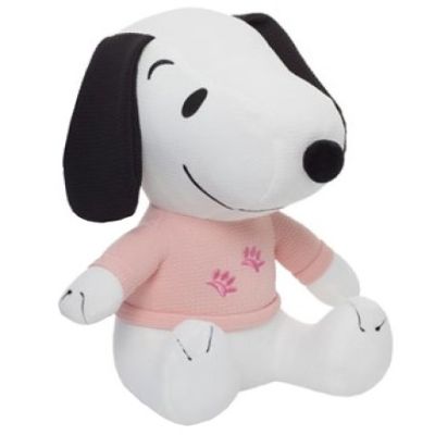 Jucarie din plus Snoopy, bluza roz, 20 cm