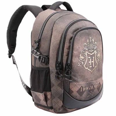 Rucsac Harry Potter Hogwarts Brown cu port USB, 30x44x17 cm