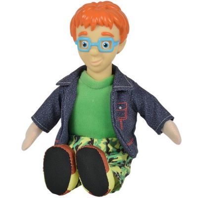Jucarie din material textil si plastic Norman Price, Fireman Sam, 17 cm