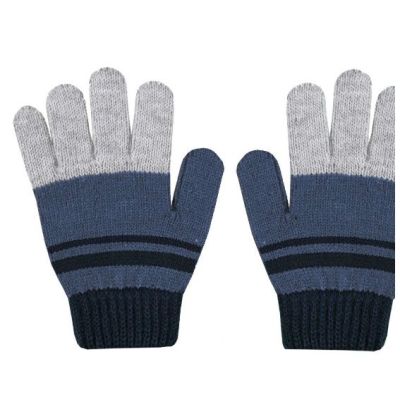 Manusi cu degete (10151), Albastru/Gri, XL
