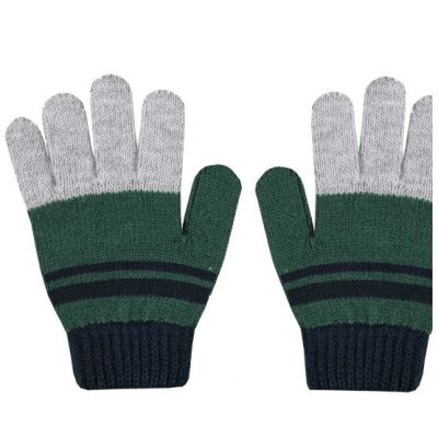 Manusi cu degete (10151), Verde/Gri, L