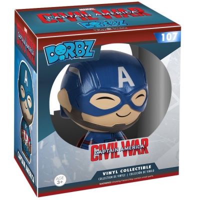 Figurina din vinil Captain America, 7.5 cm