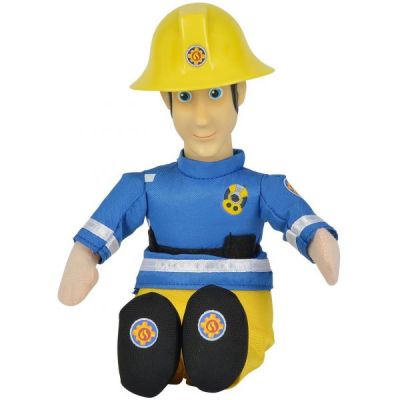 Jucarie din material textil si plastic Elvis Cridlington, Fireman Sam, 19 cm