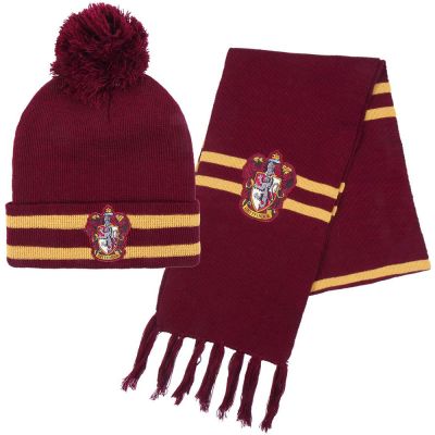 Set caciula dublata si fular Harry Potter Gryffindor, 4 - 8 ani