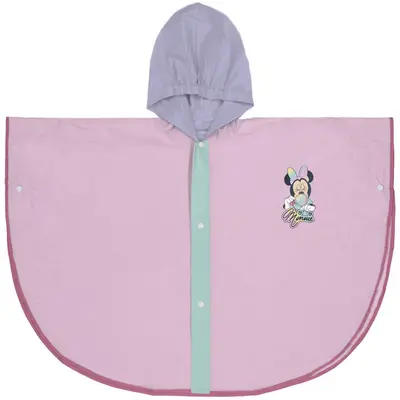 Pelerina de ploaie tip poncho, Minnie Mouse, Roz, 3 - 4 ani