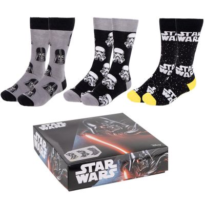 Set 3 perechi sosete Star Wars, 35/41