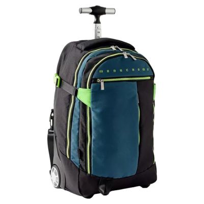 Troler Monocromo Urban, Negru/Albastru, 55x35x25 cm