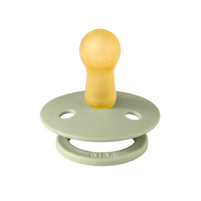 Bibs - suzeta colour latex, tetina rotunda, 6+ luni, ambalaj premium-sage bbb2002000250