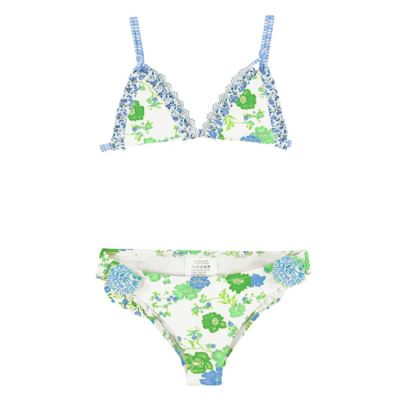 Costum de baie 2 piese Verde/Alb (3760), 7 ani, 122 cm