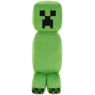 Jucarie din plus Creeper cu detalii brodate, Minecraft, 30 cm