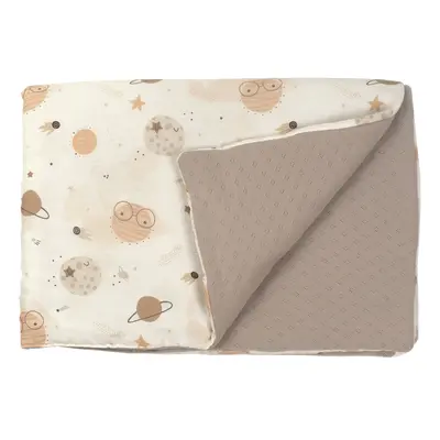 Paturica Pentru Copii Nature Bambus By Amy Cu Doua Fete, 100x70cm + Cadou Rucsacel Padure Pjb82727