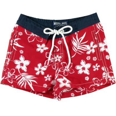 Short pentru baie Tropical Rosu (3640), 116 cm