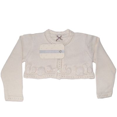 Bolero crem (2357), 80 cm / 12 luni