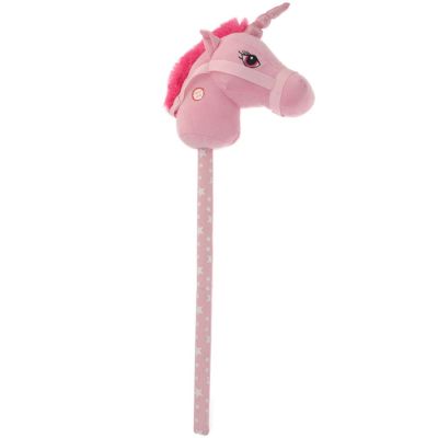 Bat de calarit cu sunete - Unicorn roz, 73 cm