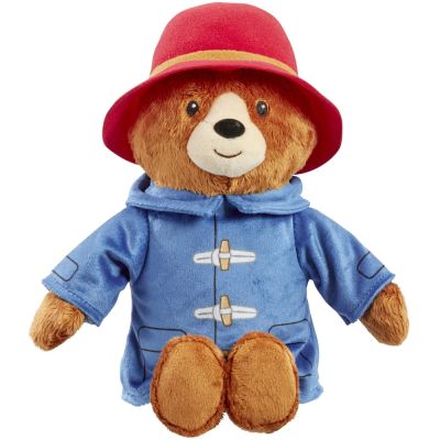 Jucarie de plus cu sunete Ursuletul Paddington in Peru, 22 cm (asezat)