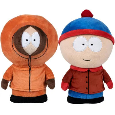 Set 2 jucarii din plus Stan Marsh, 18 cm si Kenny McCormick, 17 cm, South Park