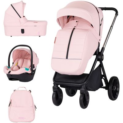 Carucior chipolino encanto 3 in 1 pink marshmallow hubkken02505pm