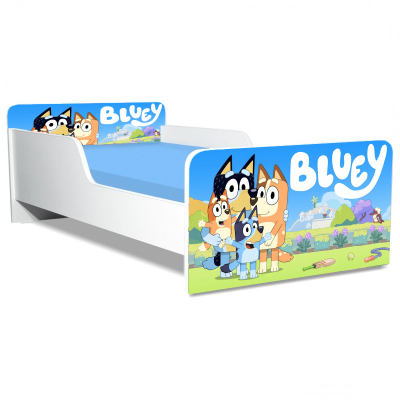 Pat Bluey 2 Gama Creativ, cu Saltea SafeNest 160x80 Cm, 2-12 Ani  Ptv8218