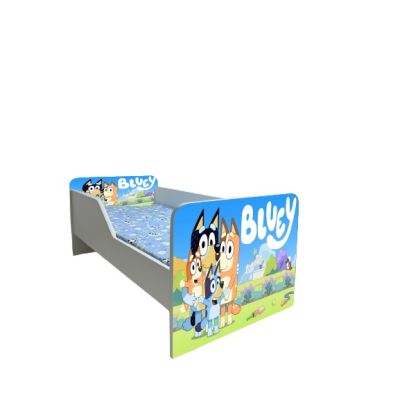 Pat Bluey 2 Gama Sleepy, cu Saltea SafeNest 180x80x8 Cm, 2-16 Ani Ptv7757