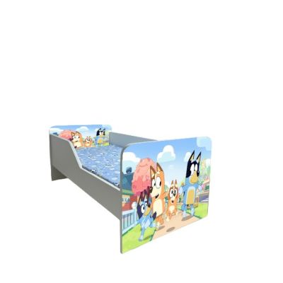Pat Bluey 3 Gama Sleepy, cu Saltea SafeNest 140x70 Cm, 2-8 Ani  Ptv7771