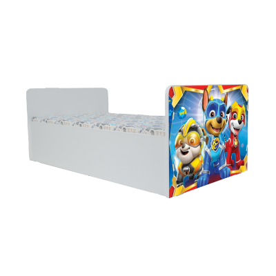 Pat Paw Patrol Space Gama Nani, cu Saltea SafeNest 140x70 Cm, 2-8 Ani  Ptv8317
