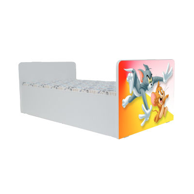 Pat Tom&jerry Gama Nani, cu Saltea SafeNest 130x60 Cm, 2-6 Ani  Ptv8365