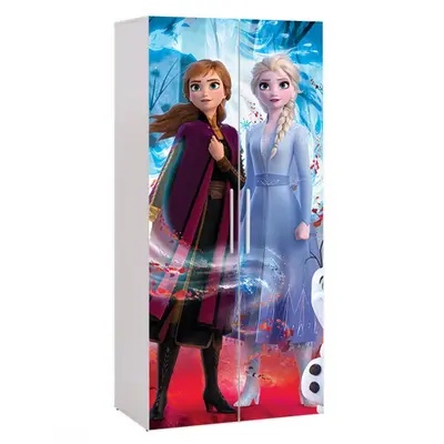 Sifonier pentru fetite de inspiratie Frozen, in 2 usi - PTV18080SIF