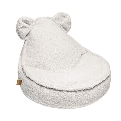 Fotoliu Puf Pentru Copii  Meowbaby Bearly, Oeko-tex, Crem, 58x50x67cm Pjbbstc001ie