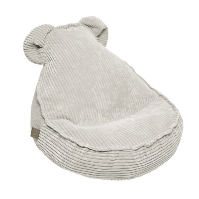 Fotoliu Puf Pentru Copii Meowbaby Aesthetic Sako Bag, Teddy Ecri, Certificat Oeko-tex, Usor De Curatat Pjbaste001ie