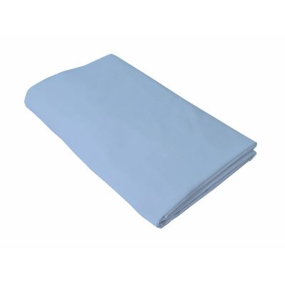 Cearceaf albastru, cu elastic, din bumbac, 63x127 cm KDECE127AB