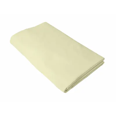 Cearceaf crem, cu elastic, din bumbac, 80x160 cm KDECE80160C