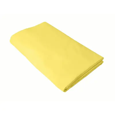 Cearceaf galben, cu elastic, din bumbac, 100x200 cm KDECE1002G